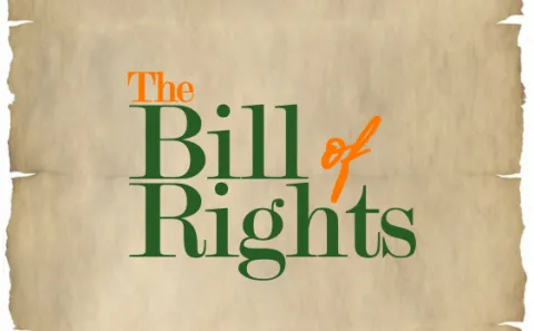 Text reads "The Bill of Rights"